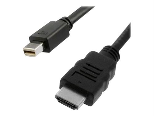 Nilox - Adapterkabel - Mini DisplayPort male naar HDMI male - 1 m - zwart