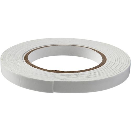 Mousse adhésive 3D double face - 12 mm - 5 m