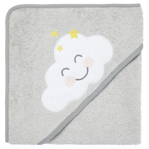 Cape de bain 80 x 80 cm nuage - babycalin
