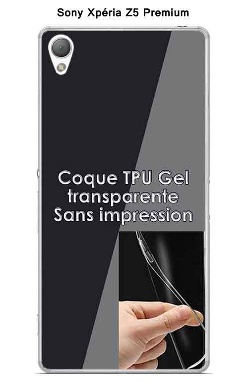 Onozo - Coque Sony Xpéria Z5 Premium Transparente (TPU Gel souple)