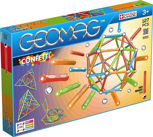 Geomag 00354 Confetti 127 pièces