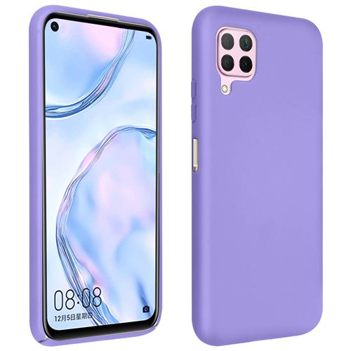 Coque Pour Huawei P40 Lite Silicone Semi-rigide Finition Soft Touch Violet