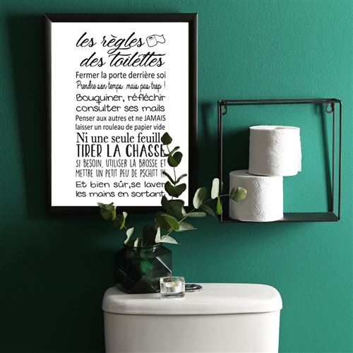 RAPIDE] Affiche Toilettes Propres Humour