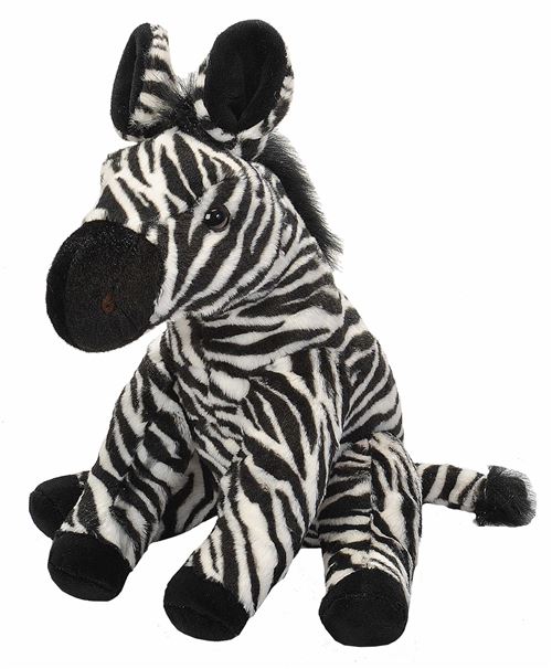 Wild Republic Zebra Plush, Peluche, Jouet Peluche, Cadeaux pour les enfants, Peluches 12 pouces