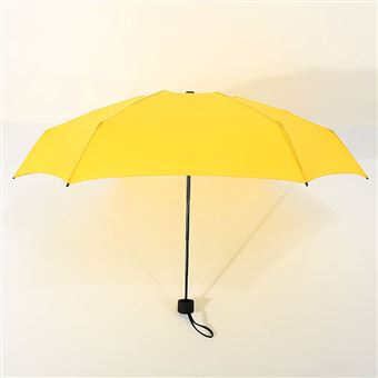 SHOP-STORY - Mini-Parapluie pliable - Jaune - 1