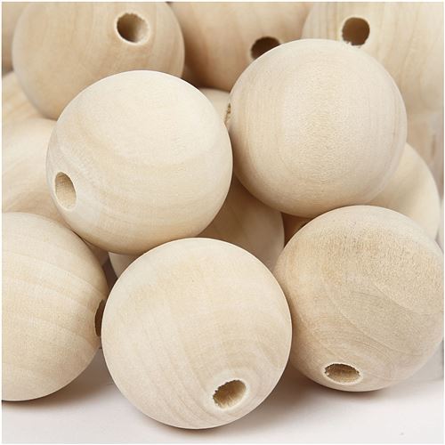 Creotime perles 30x5 mm 50 pièces