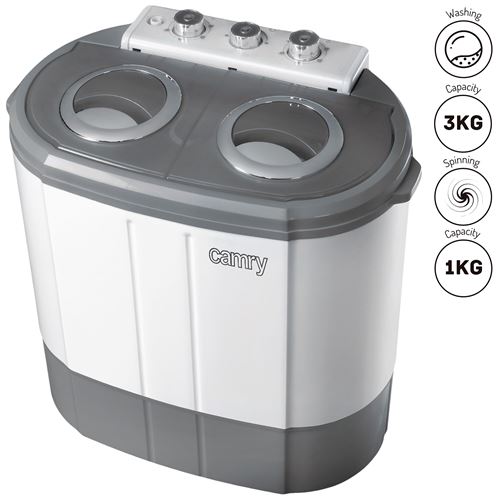 Camry CR 8052 - Machine à laver - chargement par le dessus - 3 kg