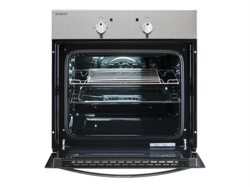 Exquisit EBE555-1 - Four - intégrable - niche - largeur : 56 cm - profondeur : 56 cm - hauteur : 58.5 cm - classe A - acier inoxydable