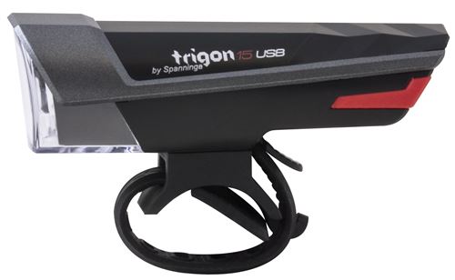Spanninga phare Trigon 15 LED noir