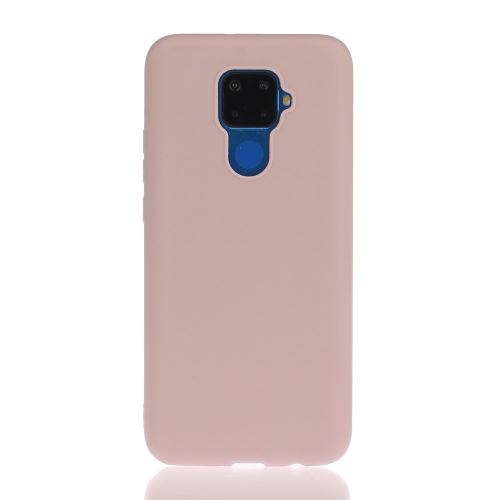 Coque en TPU mat de couleur unie anti-empreintes digitales rose pour Huawei Mate 30 Lite/Nova 5i Pro