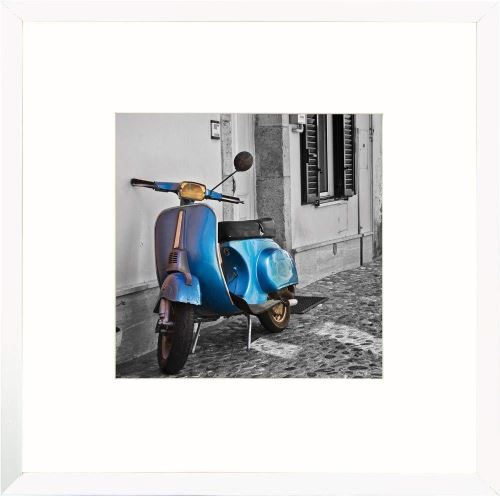 Henzo 8149102 Umbria Frame Cadre Photo Bois, Blanc, 20 X 20 X 1.4 Cm