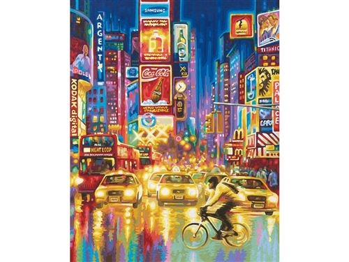Schipper - Peinture aux numéros - New York Times Square 40x50cm -