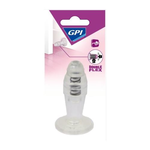 gpi butée de porte murale fusée - transparent