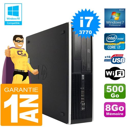 Acheter Pc hp compaq 8300 sff core i7-3770 ram 8go disque 500 go graveur dvd wifi w7 État correct - 279,00 € Pc hp compaq 8300 sff core i7-3770 ram 8go disque 500 go graveur dvd wifi w7 État correct - Hewlett-Packard reconditionné disponible sur Fnac
