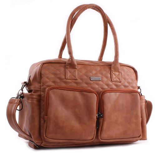 Kidzroom 030–8095–1 Sac à langer Vision of love en cuir synthétique, Noir