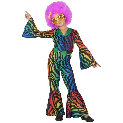 D&eacute;guisement Disco L&eacute;opard Multicolore Fille 7-9ans (130-145 Cm)
