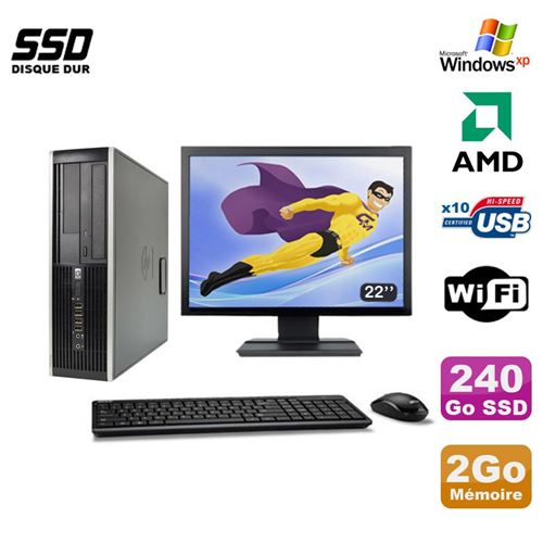 Acheter Pc hp compaq 6005 pro sff amd 3ghz 2go 240go ssd graveur wifi win xp 22' État correct - 269,00 € Pc hp compaq 6005 pro sff amd 3ghz 2go 240go ssd graveur wifi win xp 22' État correct - Hewlett-Packard reconditionné disponible sur Fnac