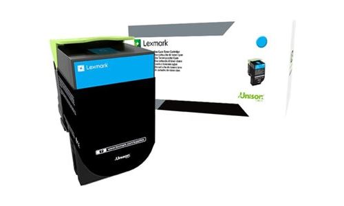 Lexmark 800H2 - à rendement élevé - cyan - originale - cartouche de toner - LCCP