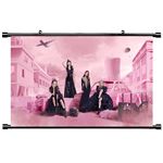Poster en toile étanche Blackpink Lisa Jennie Jisoo Rose #2 60x45 cm