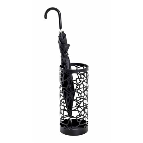 Paris Prix - Porte-parapluies Rond ajouré 45cm Noir