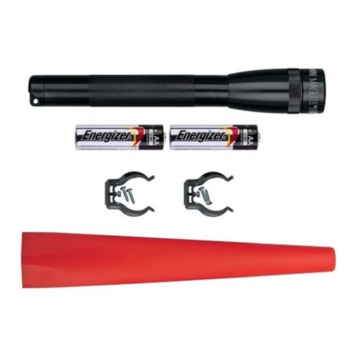 Maglite Noir - Lampe De Poche Led - Ipx4 - 2 Piles Aa - 127 Lumens - 12 Cm
