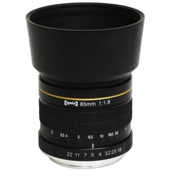 Téléobjectif Opteka 85mm f / 1.8 pour Canon DSLR - 1