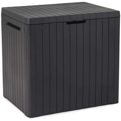 Coffre de rangement de jardin Keter résistante City Storage Box 113L Graphite