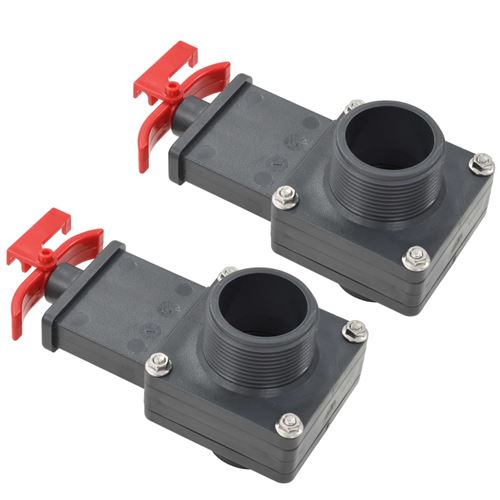 Vidaxl Vanne De Portail De Piscine 1,5" - Lot De 2 - Image 3