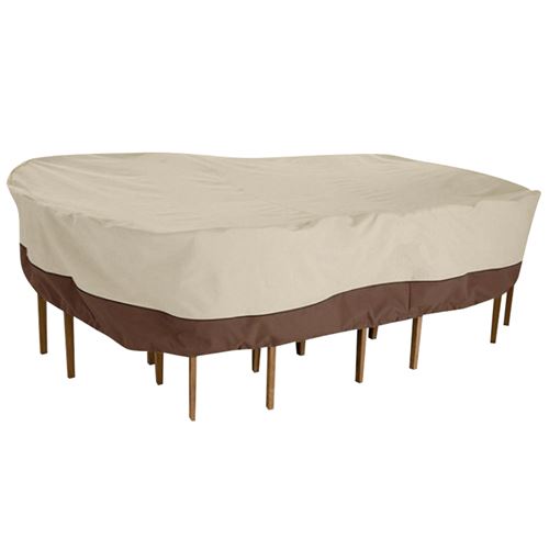 Housse de protection pour Table Chaise Ensemble Rectangulaire Anti-Poussière