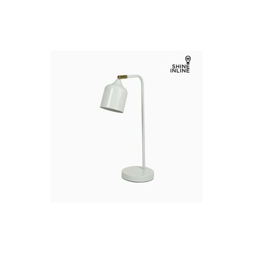 Lampe de bureau Blanc Aluminium (26 x 15 x 47 cm) by Shine Inline