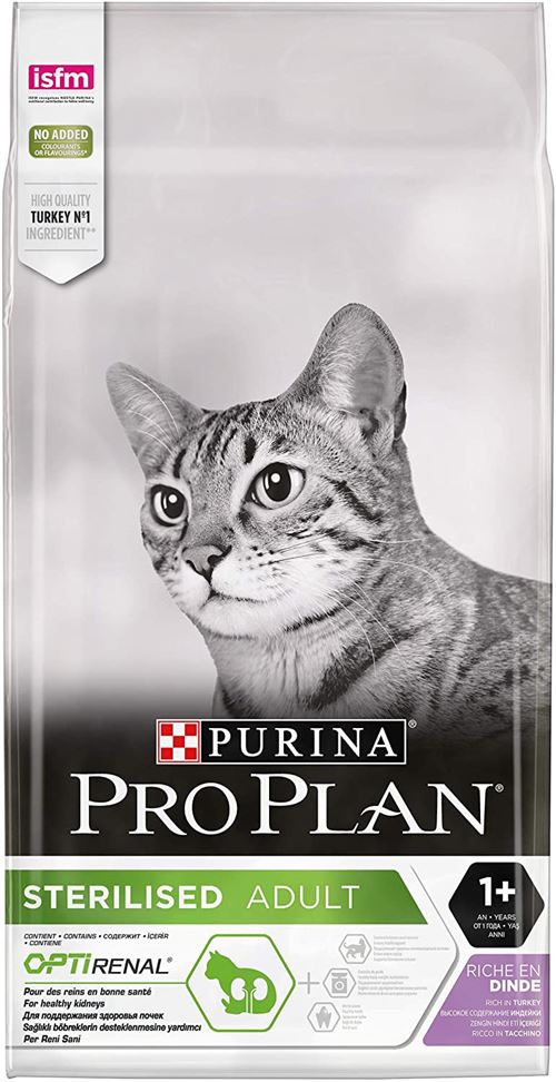 Purina Pro Plan Cat Sterilised Adult Renal Plus Dinde