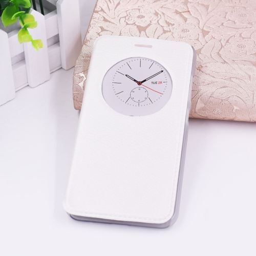 Asus ZenFone 4V V520KL Housse Etui Cuir PU Blanc Horizontal ALS46640