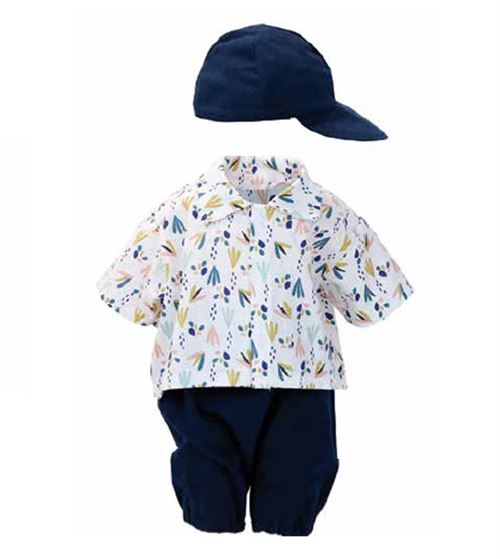 Habit baigneur 40cm Louis chemise