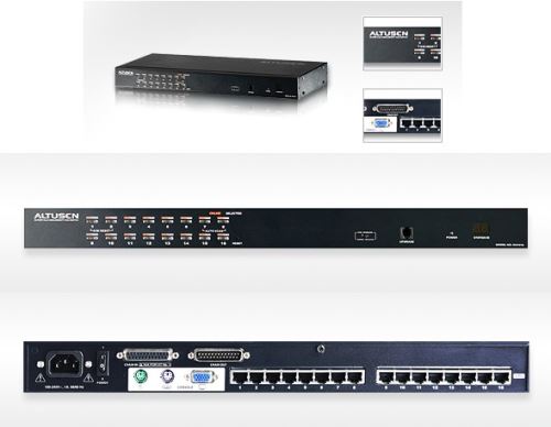 ALTUSEN KH1516 - commutateur KVM - 16 ports - Montable sur rack