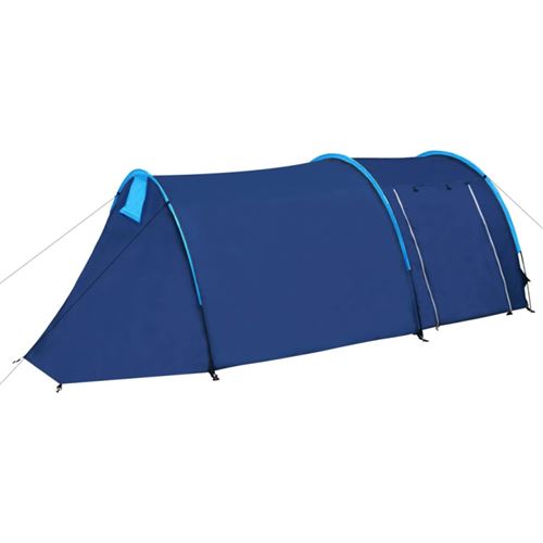 Tent voor 4 personen marineblauw/lichtblauw