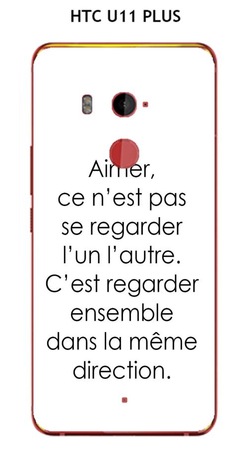 Coque Htc U11 Plus Design Citation Aimer Ce N Est Pas Texte Noir Fond Blanc Etui Pour Telephone Mobile Achat Prix Fnac