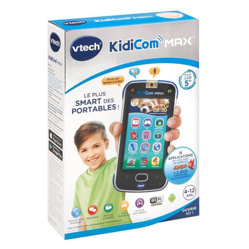 Téléphone enfant Kidicom Max 3.0 couleur bleu - VTech