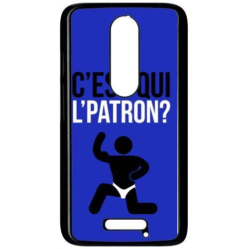 Coque motorola moto x 3 c est qui l patron 3