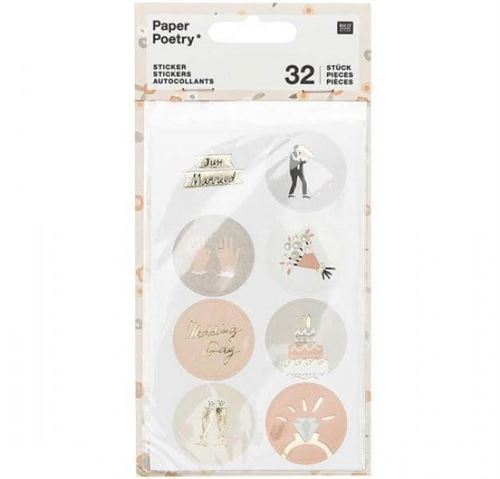 Stickers Mariage ronds