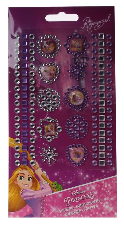 Princesse autocollants 119 pièces violettes filles