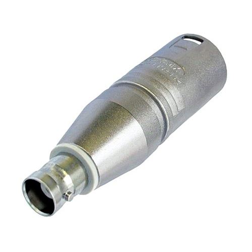 NA2MBNC Adapter 3 pole XLR male – BNC socket