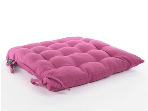 Coussin pour chaise de jardin Framboise 38 x 38 cm