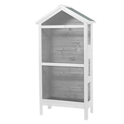 Meilleurs prix pour Duvoplus Volière Asti Cottage 82x40x160 cm Bois