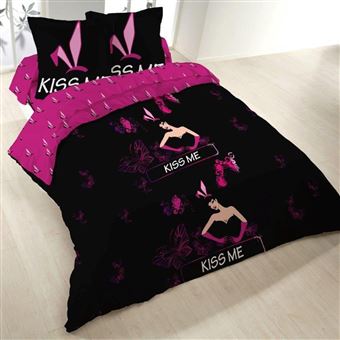 Housse de couette 200x200 BUNNY KISS ME + 2 taies - Achat ...
