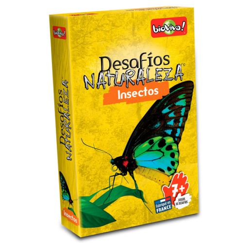 BIOVIVA - Asmodee – Jeu de Cartes – Défis Nature Insectes (ade0des06es)