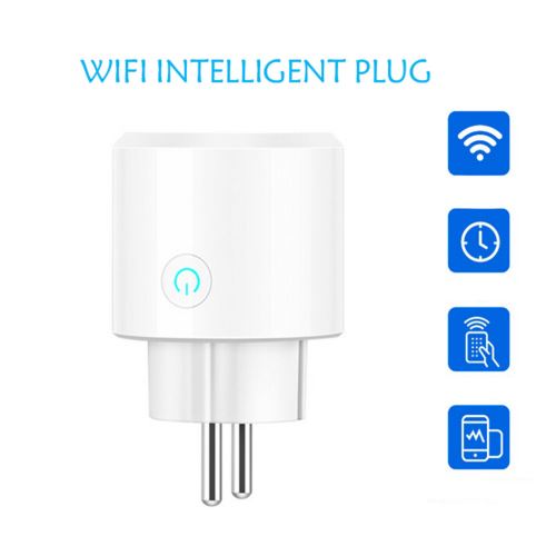 Smart WiFi Prise d'alimentation EU Plug Commutateur pour Amazon Alexa / Accueil Google App contrôle