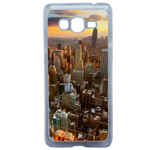 Coque New York Compatible Samsung Grand Prime Transparent