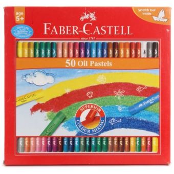 Ensemble De 50 Pastels A L Huile Faber Castell Crayon De Couleur Et Feutres Achat Prix Fnac