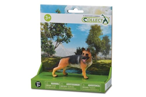Collecta chiens : Set de jeu pour chien de berger allemand 17 cm marron