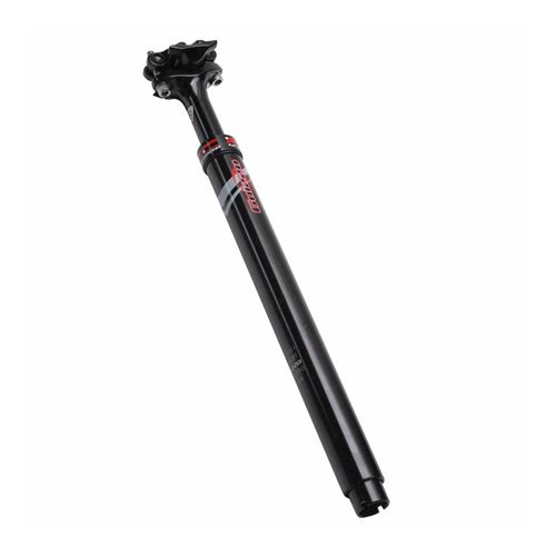 Tige de selle vtt suspension guizzo 45mm alu noir diam. 27,2 l350mm